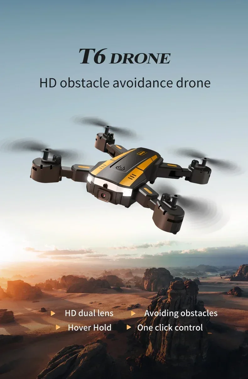 Xiaomi T6 Drone 8k Profesional 4K HD GPS Camera Obstacle Avoidance Aerial Photography Optical Flow Foldable Quadcopter Gift 1KM – Image 12