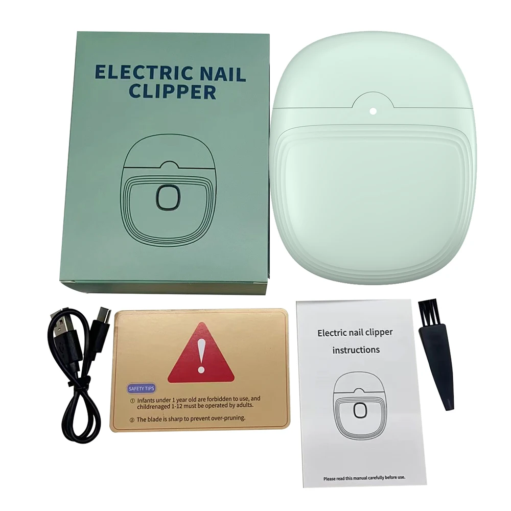 Automatic Electric Nail Clippers USB Rechargeable Nail Trimmer Grinder Clipper Cutter Polishing Tools With Light For Adult & Baby – Image 8