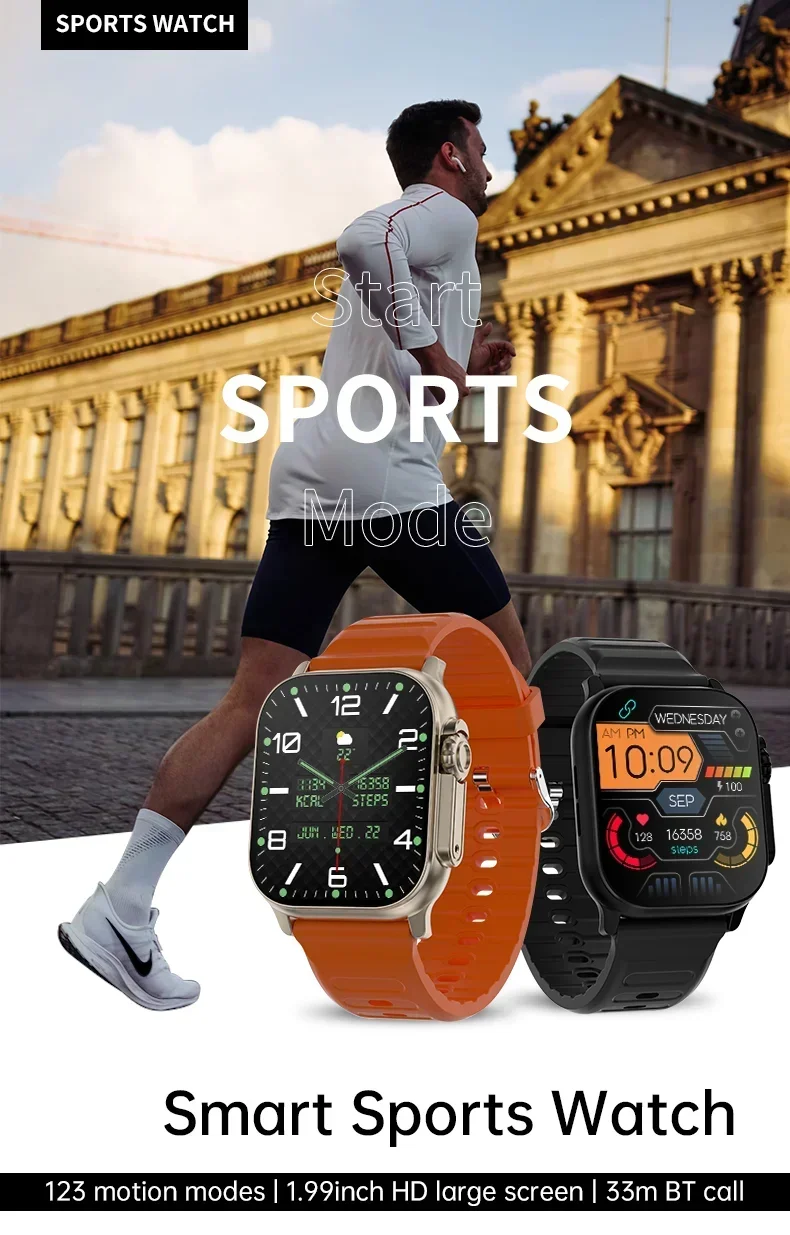 Watch 10 Ultra Smart Watch 49mm 2024 New NFC Men Women GPS Track Bluetooth Call BT Music Games Wireless Charging Smartwatch – Image 10