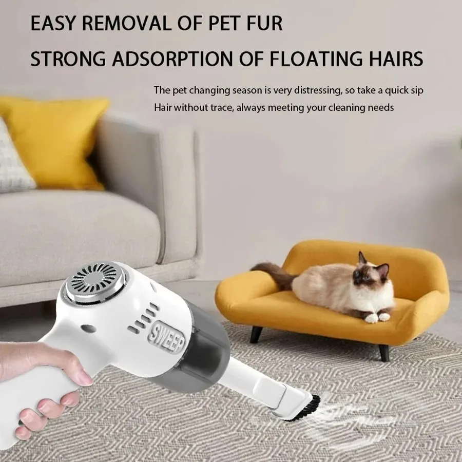 Wireless Mini Vacuum Cleaner USB Rechargeable Handheld Powerful Indoor Sofa Desktop Window Vacuum Cleaner Car Home Dual-purpose – Image 3