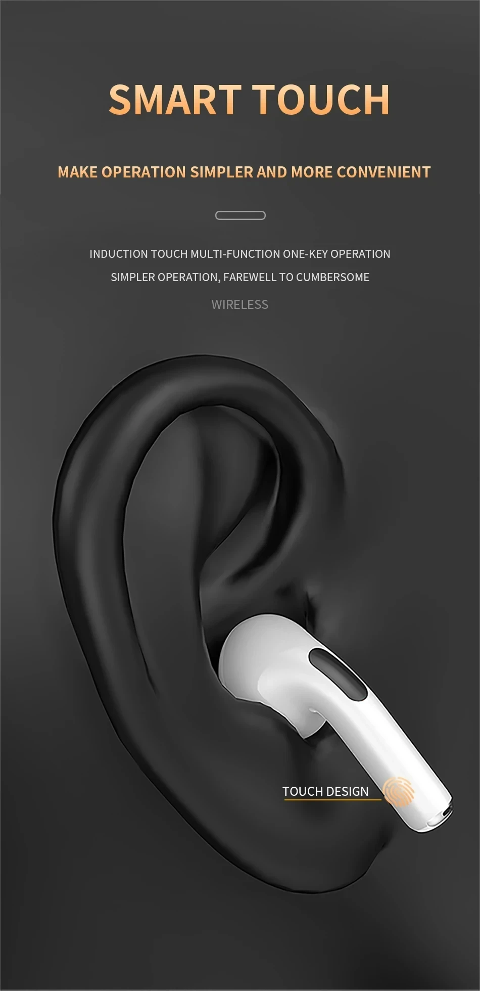 Xiaomi Pro6 True Wireless Headphone Bluetooth 5.2 Earphones TWS Gaming Stereo Noise Reduction Heavy Bass Mini In-ear Earbuds – Image 16