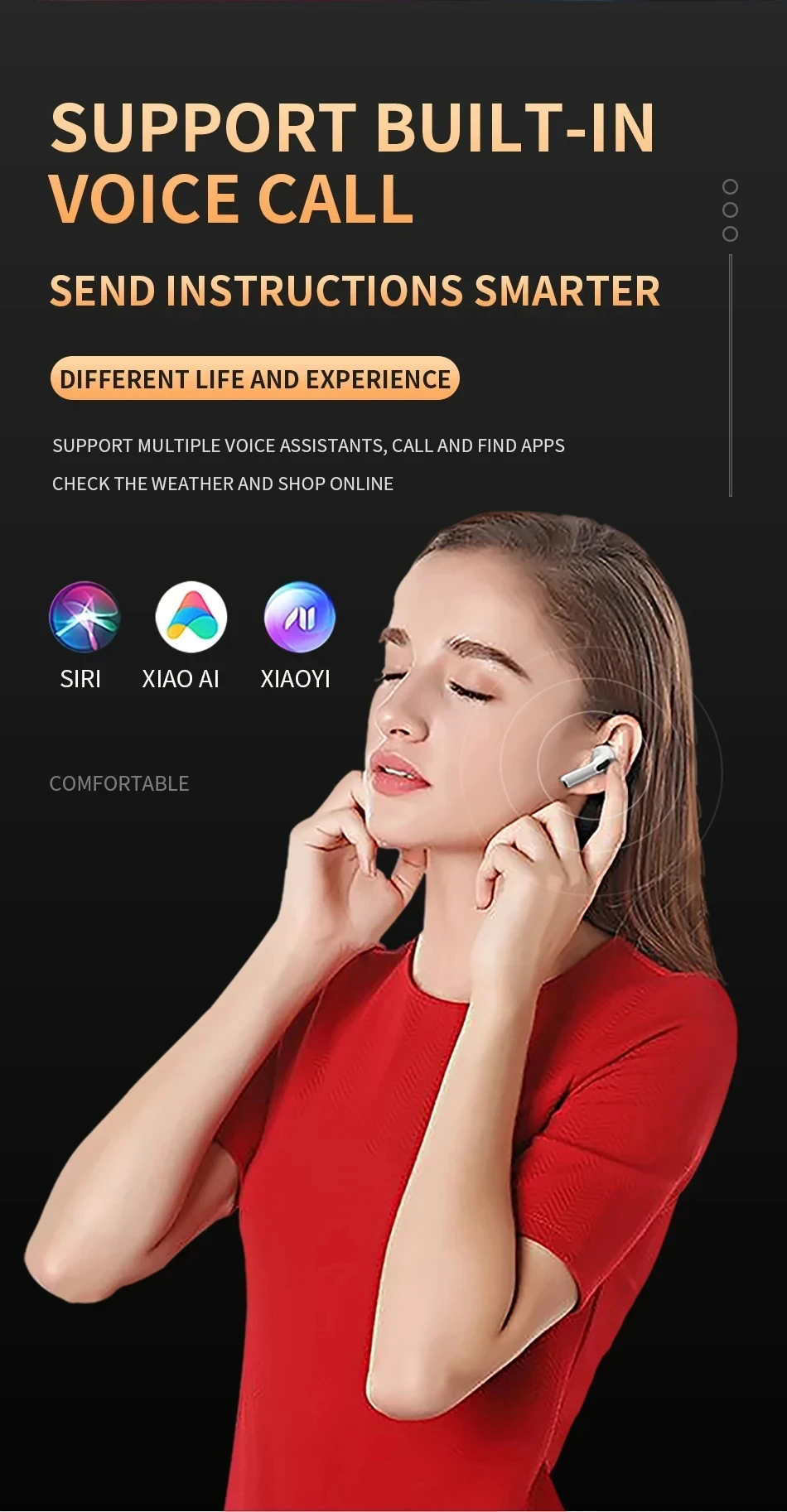 Xiaomi Pro6 True Wireless Headphone Bluetooth 5.2 Earphones TWS Gaming Stereo Noise Reduction Heavy Bass Mini In-ear Earbuds – Image 17