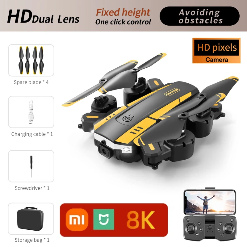 Xiaomi T6 Drone 8k Profesional 4K HD GPS Camera Obstacle Avoidance Aerial Photography Optical Flow Foldable Quadcopter Gift 1KM – Image 10