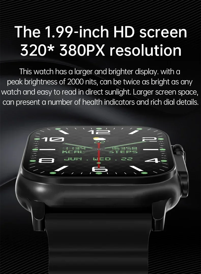 Watch 10 Ultra Smart Watch 49mm 2024 New NFC Men Women GPS Track Bluetooth Call BT Music Games Wireless Charging Smartwatch – Image 12