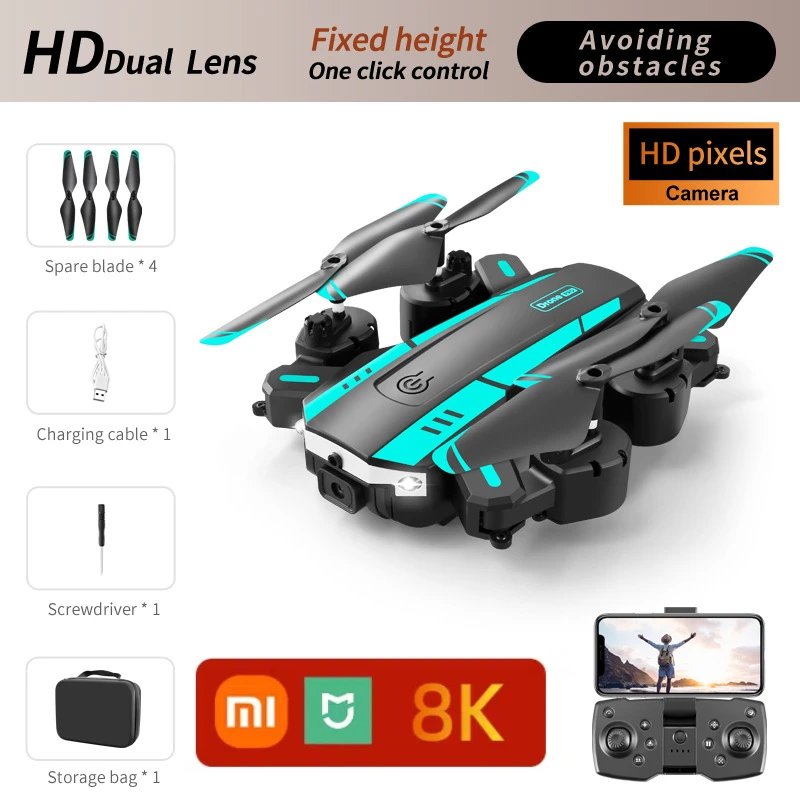 Xiaomi T6 Drone 8k Profesional 4K HD GPS Camera Obstacle Avoidance Aerial Photography Optical Flow Foldable Quadcopter Gift 1KM – Image 9