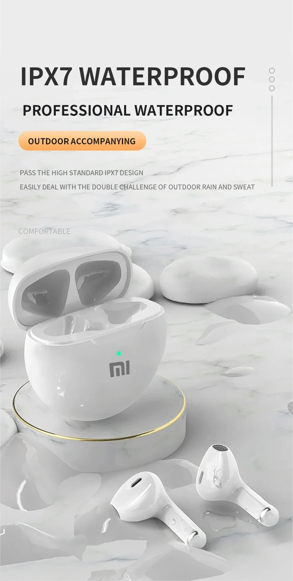 Xiaomi Pro6 True Wireless Headphone Bluetooth 5.2 Earphones TWS Gaming Stereo Noise Reduction Heavy Bass Mini In-ear Earbuds – Image 18