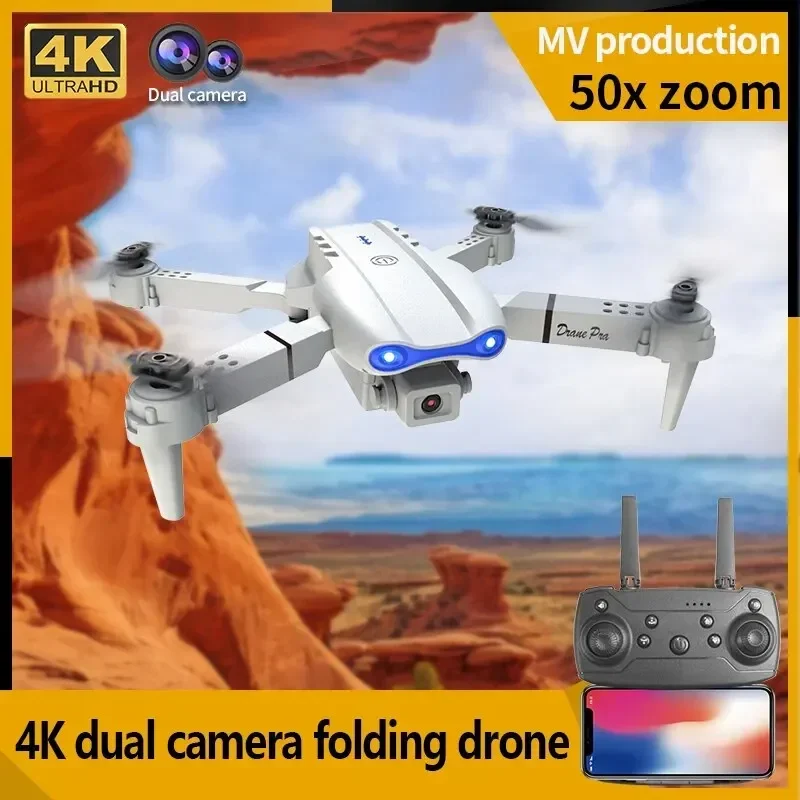 2024 E99Pro RC Drone 4K Professinal With 1080P Wide Angle HD Camera Foldable Helicopter WIFI FPV Height Hold Gift Toy – Image 4