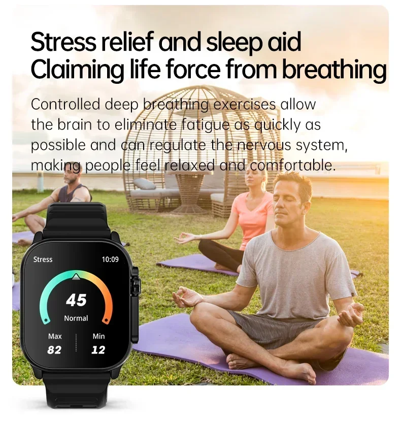 Watch 10 Ultra Smart Watch 49mm 2024 New NFC Men Women GPS Track Bluetooth Call BT Music Games Wireless Charging Smartwatch – Image 17